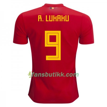 Fotball-VM 2018 Belgia drakt R.Lukaku 9 Hjemmetrøye